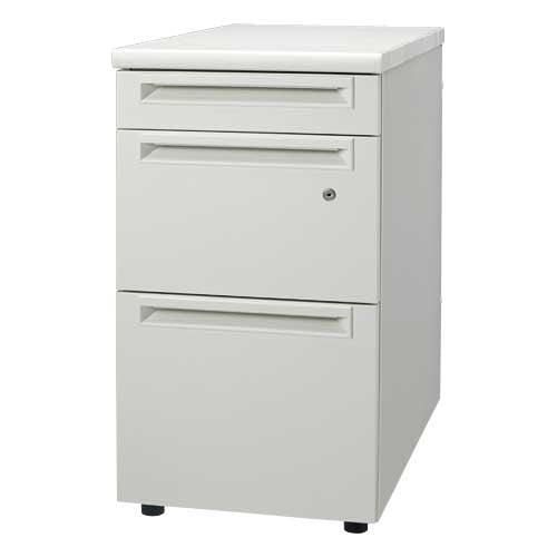 PLUS（プラス）オフィス家具 脇机3段 UJ-047D-D3 WS/W4 引出D　