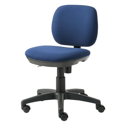 PLUS（プラス）オフィス家具 事務イス KC-JF60SL ブルー 布張り　