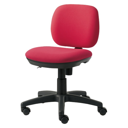 PLUS（プラス）オフィス家具 事務イス KC-JF60SL ローズ 布張り　