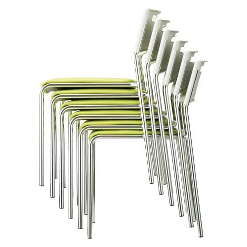 PLUS（プラス）オフィス家具 会議イス MC-112N 固定脚 グリーン　