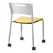 PLUS（プラス）オフィス家具 会議イス MC-113N キャスター脚 イエロー　