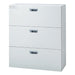 PLUS（プラス）オフィス家具 Jeラテラル3段保管庫 JE-105H-3 W4 D450　