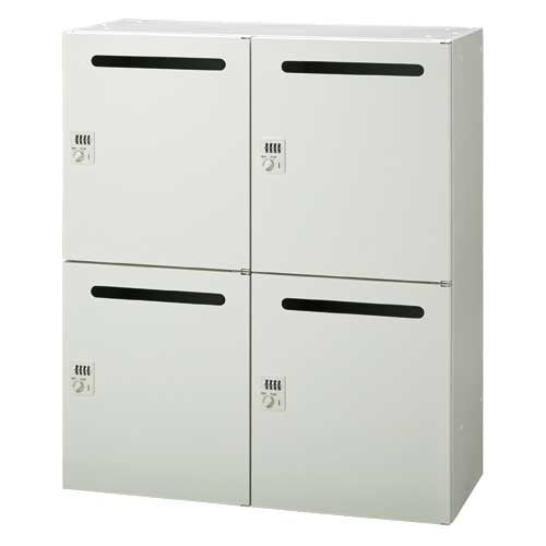 PLUS（プラス）オフィス家具 JeパーソナルロッカーJE-A105L-4MD W4 D400　