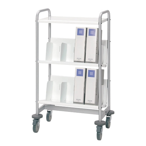 PLUS（プラス）オフィス家具 ファイルワゴン FY-1060 WH 2段　