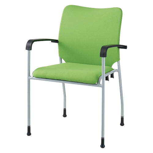 PLUS（プラス）オフィス家具 会議イス GK-A31R グリーン 肘付　