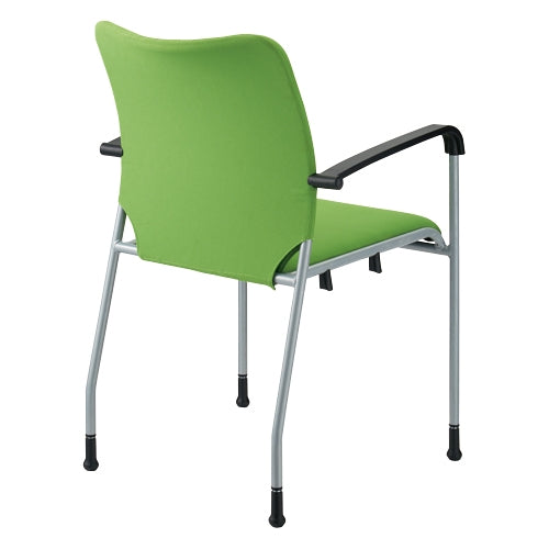 PLUS（プラス）オフィス家具 会議イス GK-A31R グリーン 肘付　