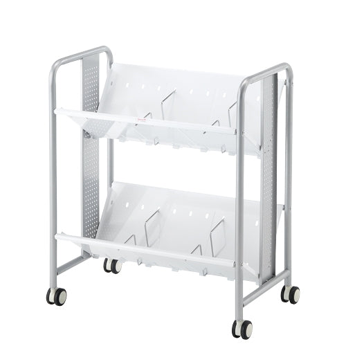 PLUS（プラス）オフィス家具 ☆ファイルワゴン YS-40 シルバー 2段　4958075076221