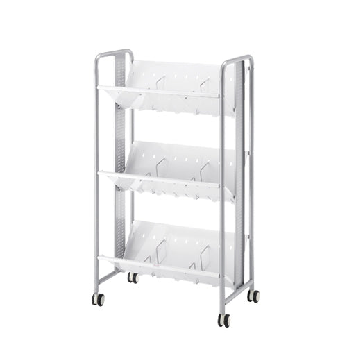 PLUS（プラス）オフィス家具 ☆ファイルワゴン YS-41 シルバー 3段　4958075076214