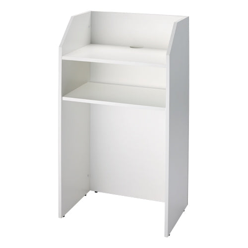 PLUS（プラス）オフィス家具 講演台 SHEN-WH ホワイト　4510391318456