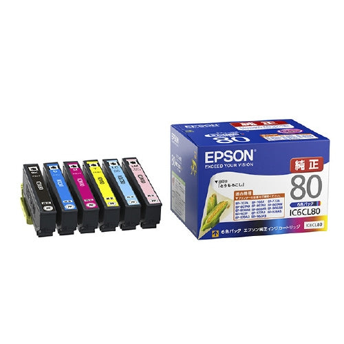 ตลับหมึก EPSON IC6CL80 แพ็ค 6 สี 4988617194069