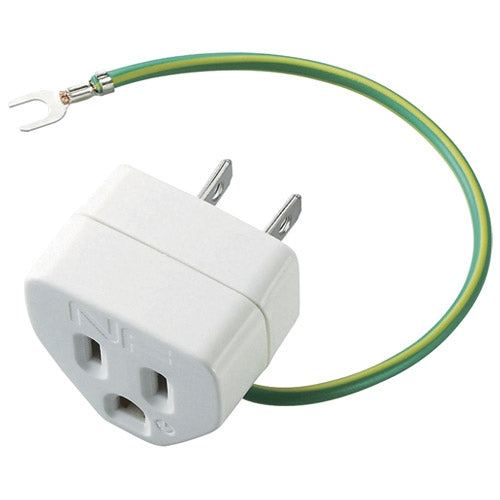 エレコム OAアダプタ 3P変換2P T-H32N 4953103035164