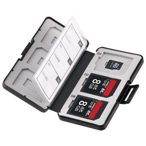 エレコム メモリーカードケースCMC-SDCPP12BK PP製 4953103594425