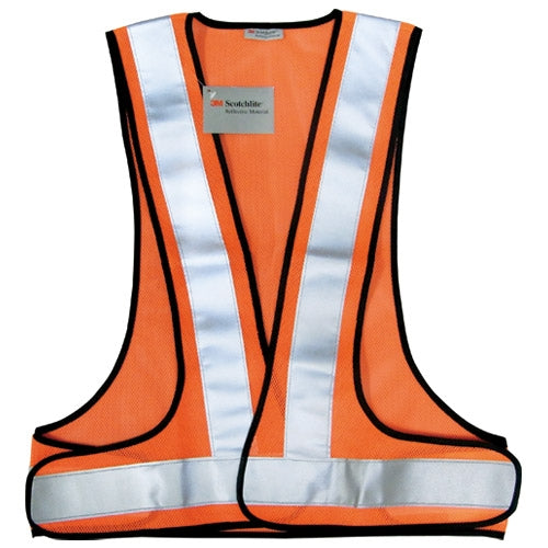 Chaleco reflectante de alta visibilidad 3M Japan SVP-02R rojo naranja 4550309170615