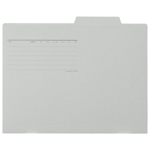 Ten pieces of positive individual folder FL-061IF A4E ash