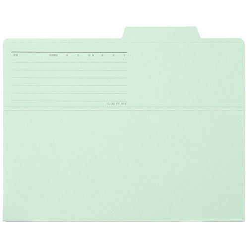 Ten pieces of positive peculating folder FL-061PF A4E blue