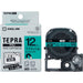 King Jim Tepra PRO Tape Magnet Green with Black SJ12G 4971660772490
