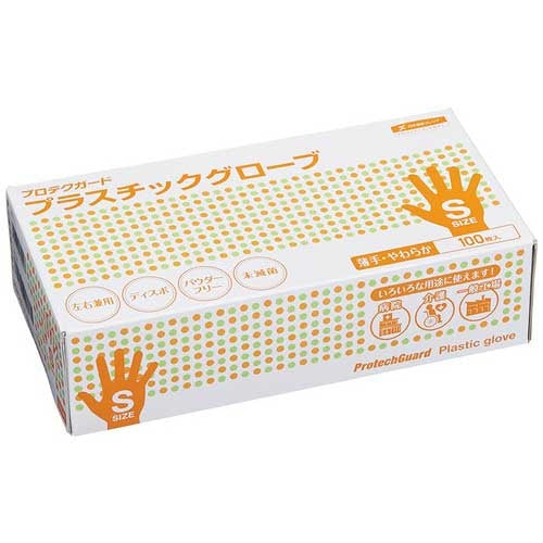 日本製紙クレシア プロテクガード プラスチックグローブＳ 4901750692407