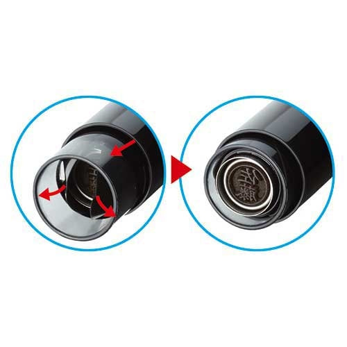 シヤチハタ ネーム９キャップレスホルダー  レッド 4974052553035