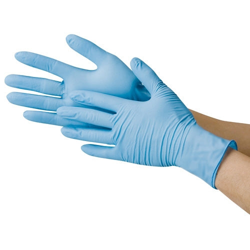 川西工業 ニトリル極薄手袋 粉なし ブルーＳ 20箱 2147345330633