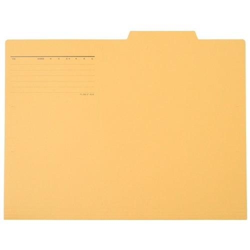 Ten pieces of positive individual folder FL-069IF A3E yellow