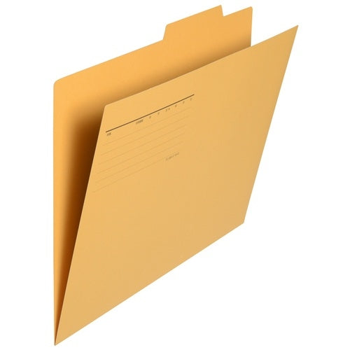 Ten pieces of positive individual folder FL-068IF B4E yellow