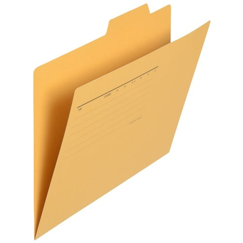 Ten pieces of positive individual folder FL-067IF B5E yellow