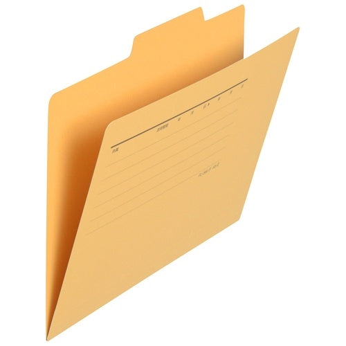 Ten pieces of positive individual folder FL-066IF A5E yellow