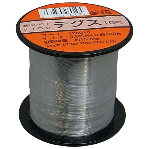 まつうら工業 ナイロンテグス10号 126010 4984834260105