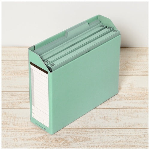 プラス 個別フォルダー FL-001IF A4E 緑 10枚