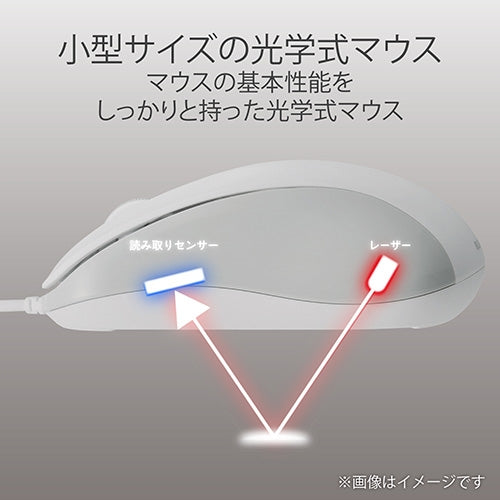 エレコム 光学式マウス M-K6URWH/RS 4953103553866