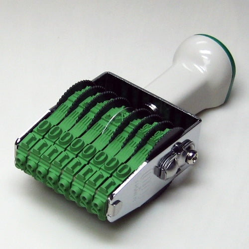 サンビー 回転印 欧文3号8連 TK038 明朝体 4962422112500