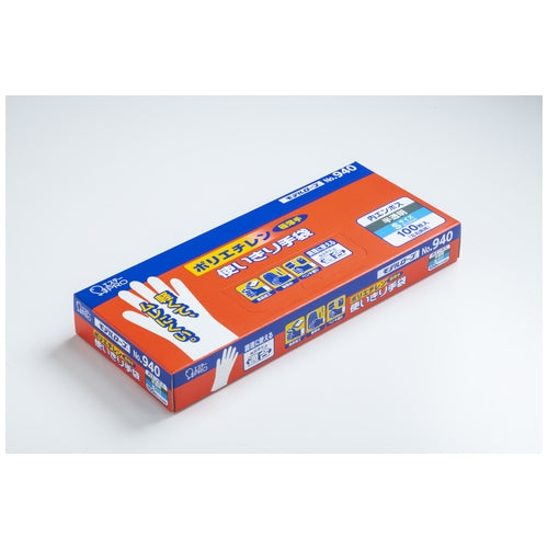 エステー ポリエチレン使いきり手袋 No.940S 100枚 4901070751457