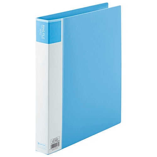 Smart Value Recycled PP Ring File A4S D009J-10BL Blue 10 Books 4547345044802