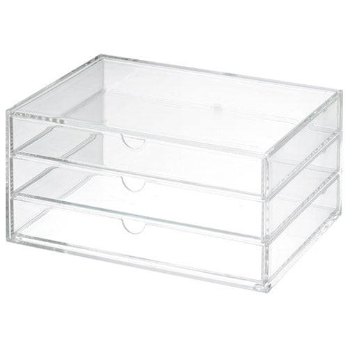 スマイル アクリル収納ケース3段 741164 4560258441865