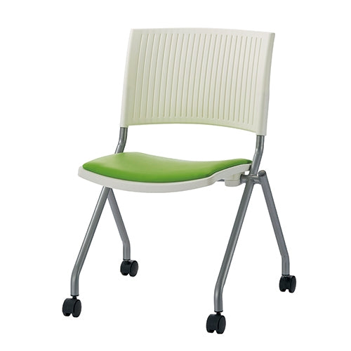 PLUS（プラス）オフィス家具 会議イス FJC-K6L YG イエローグリーン肘無　4547345052975