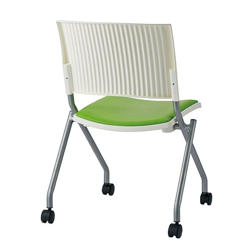 PLUS（プラス）オフィス家具 会議イス FJC-K6L YG イエローグリーン肘無　4547345052975