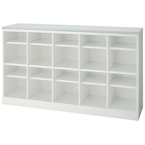 PLUS（プラス）オフィス家具 教室用ロッカー KH10TNW-TU 5列2段中棚付　