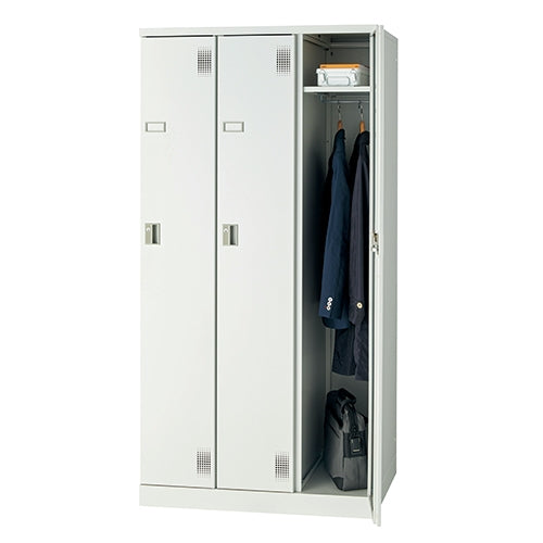 PLUS（プラス）オフィス家具 組立式ロッカー NAL-S3 3人用　