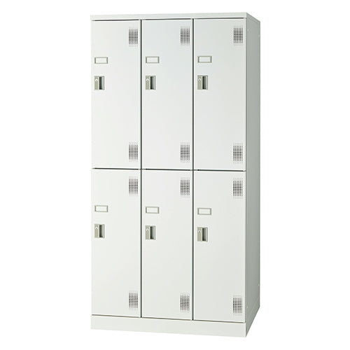 PLUS（プラス）オフィス家具 組立式ロッカー NAL-S6 6人用　