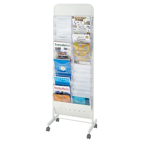 PLUS（プラス）オフィス家具 パンフレットスタンド PSB-210CN 2列10段　4522977871293