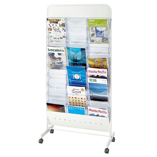 PLUS（プラス）オフィス家具 パンフレットスタンド PSB-310CN 3列10段　4522977871309
