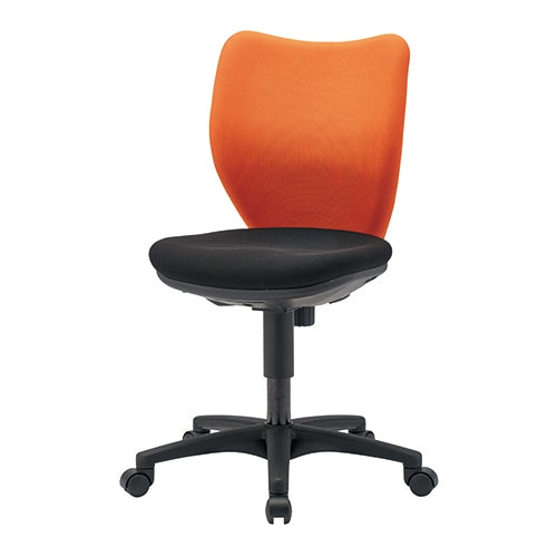 PLUS（プラス）オフィス家具 事務イス BIT-BX45-L0-F オレンジ/ブラック　4905865835711
