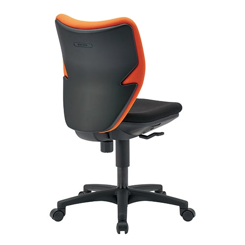 PLUS（プラス）オフィス家具 事務イス BIT-BX45-L0-F オレンジ/ブラック　4905865835711