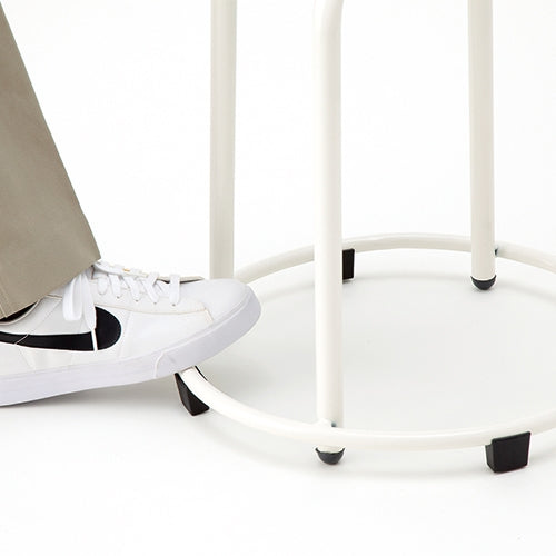 PLUS（プラス）オフィス家具 丸イス RS-42PS グリーン SH420 リング付　4549043907847