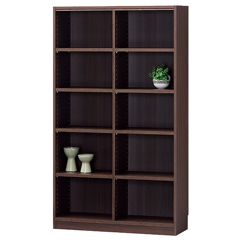 PLUS（プラス）オフィス家具 ★木製棚タナリオ TNL-1587 ダークブラウン　