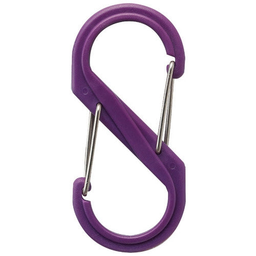 アイテック Ｓ型カラビナ パープル B-KRSA88-4 4535395150147