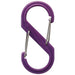 アイテック Ｓ型カラビナ パープル B-KRSA88-4 4535395150147