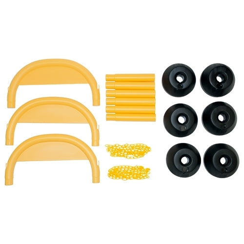 ミツギロン アーチスタンド イエロー 3個組 チェーン付 4978684800406