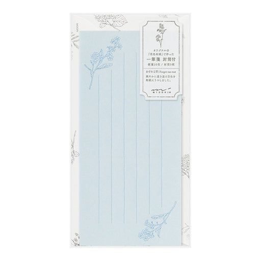 ミドリ 一筆箋封筒付花色和紙 89576006 4902805895767（5セット）