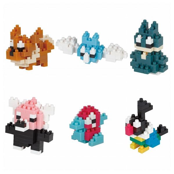 Kawada NBMC_14 Nano Block Mini Nano Pokemon Normal Type (Single Item) 4972825219324